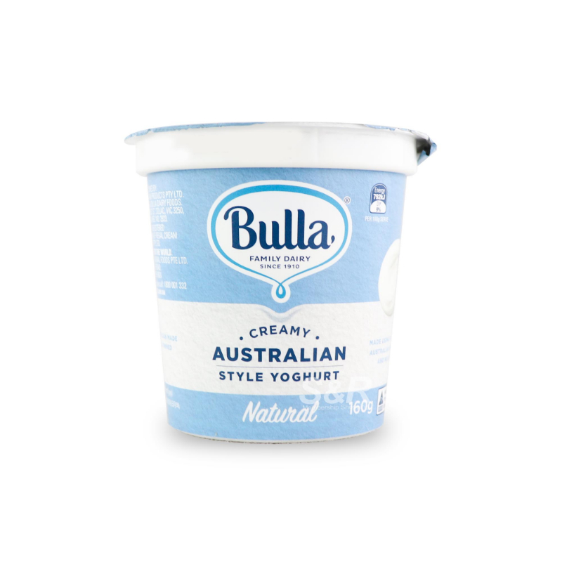 Bulla Australian Style Creamy Yoghurt 160g Bulla Australian Style Creamy Yoghurt 160g